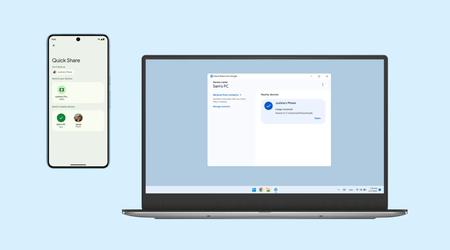 Google ha aggiornato Quick Share per Windows